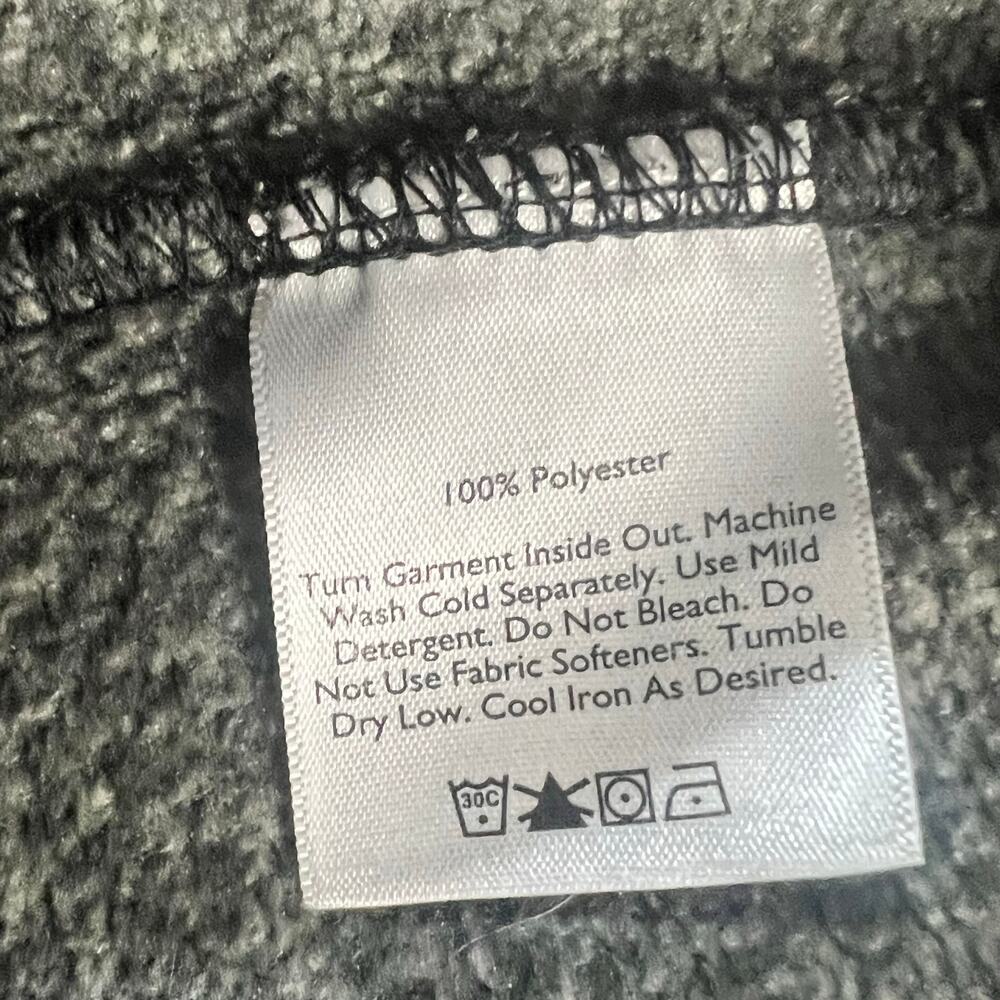 Eddie Bauer Heathered Gray Full Zip Fleece Jacket 4 Front Pockets Women's XL - Picture 11 of 12